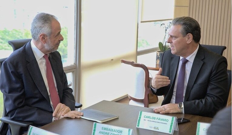 Ministro Carlos Fávaro e presidente de COP30 André Corrêa do Lago