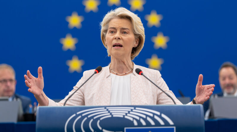 Ursula von der Leyen, presidente da Comissão Europeia, União Europeia