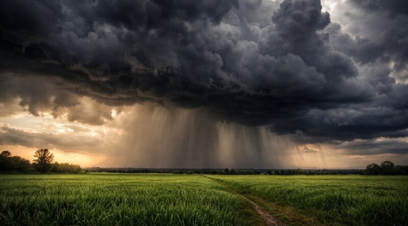 Tempo fica instável no fim de semana com risco de chuva forte e temporais em boa parte do país